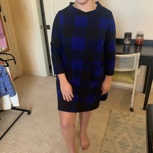 Gingham Sweater Dress
